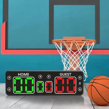 Elektronické Basketbal Scoreboard srovnávací přehled Digitální Tabuli Skóre Keeper pro Fotbal, Volejbal, Baseball Venkovní Soutěže
