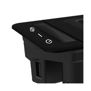 Pro Audi A6/7 2019-2022 Auto USB Konzole Držák s Bezdrátovou Nabíječkou