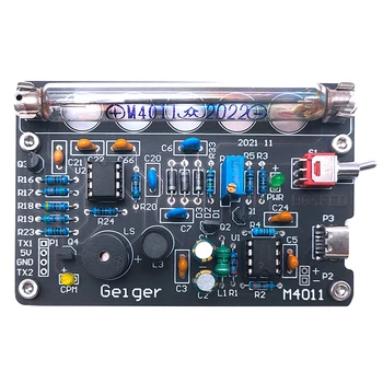 DIY Geiger Counter Kit S Akustický Alarm Miller Trubice Jaderného Záření Detektor Desky Snadná Instalace Snadné Použití