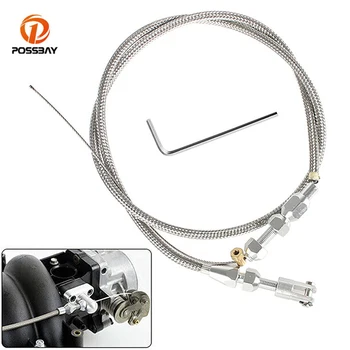 36 Palcový Auto Throttle Cable Kit Silver pro Chevrolet/Chevy LS1 Motory 4.8/5.3/6.0 L 1999 2000 2001 2002 2003 2004 2005 2006 2007