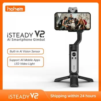 Hohem Oficiální iSteady V2 Selfie Stick Gimbal Telefon pro chytré telefony Xiaomi Redmi Huawei iPhone Samsung AI Ruční Stabilizátor