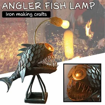Ryby Stolní Lampa Kreativní Noční Světlo Ložnice Osvětlení USB LED Světlo