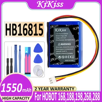  KiKiss Výkonné Baterie HB16815 1550mAh pro HOBOT 168,188,198,268,288 Bateria