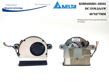 KSB0405HB-DD33 5v0.2a Sešit 5 cm Turbo Ventilátoru PWM regulace Teploty Chladicí Ventilátor