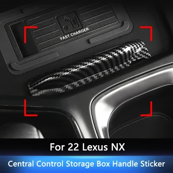 QHCP ABS Centrální Úložný Box Zvládnout Samolepky Stahovák Push A Pull Rukojeť Dekorativní Pro Lexus NX260 350H 2022 Interiéru Příslušenství