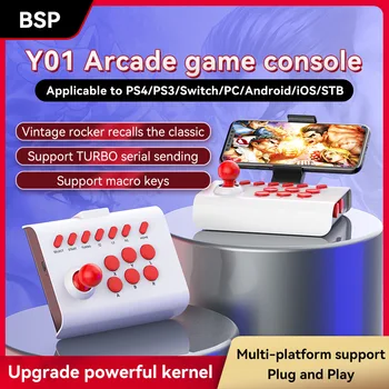 Nové 2.4 G Bezdrátové Herní Joystick Arkádové Konzole Rocker Bojová Herní Joystick pro PS3/PS4/IOS/Přepínač/PC/Android TV