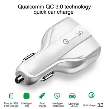 Auto Doplňky, Ozdoby QC3.0 Rychlé Nabíjení Nabíječka do Auta 3.5 Dual USB Typ-c Rozhraní, Výstup Nabíječka do Auta Auto Ornament