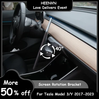Nový Otáčení Obrazovky Držák pro Tesla Model 3 2023 Příslušenství Centrální Kontrolní Displej Otočný Držák Model Y 2022 Zobrazení Držitele