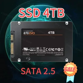 Večeře vysokorychlostní SATA3 Ssd 870EVO 1 TB 2 TB 4 TB 2.5 Pevný Disk Sata Interní ssd Disk pro Notebook Desktop PS5