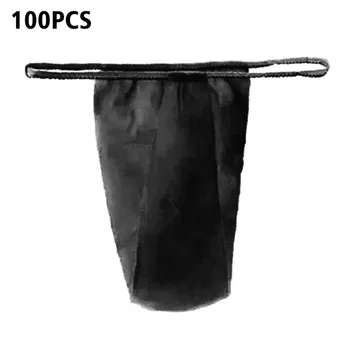 100ks Měkké netkané Textilie Pro Ženy Lázně Přenosné Jednorázové Kalhotky Tanga T Prodyšné Elastický Pás spodní Prádlo