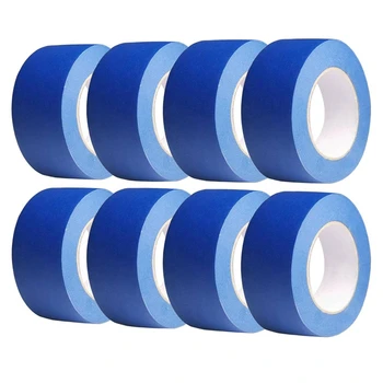 8 Balení Malíři Pásku 2 Cm Široká Modrá Maskovací Páska Papír Pro Univerzální Použití