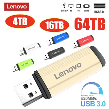 Lenovo 64TB USB Memory Stick USB 3.0 Flash Disk, Vysoká Kapacita 16 tb Mobilní flash Disku 8 TB 4 TB Flash Disk Pro Notebook Ps4 Ps5
