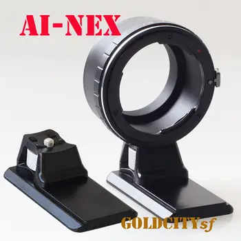 D/F/S AI Objektiv Pro E mount nex Adaptér prsten s Stativ Stojan pro NEX-3/C3/5/5N/6/7 A7 A7r A5100 A7s A5000 A6500 fotoaparát