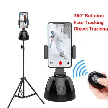 Automatické Inteligentní Dálkový Selfie Hůl Otáčení O 360 Stupňů Držák Na Mobilní Telefon Sledování Obličeje Fotoaparát Stativ Pro Video Nahrávání Tyč