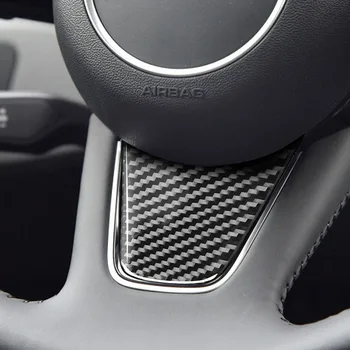 Auto Volant, Čalounění Nálepka Real Uhlíkových Vláken A Epoxidové Pryskyřice Dekorace Pro Audi A4 B9 A5 A3 2017-2019 Auto Příslušenství Uvnitř