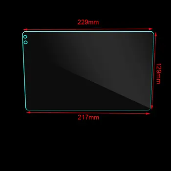 Pro 229*129*217mm 9inch Seicane auto gps Navigace Tvrzeného skla Screen protector film