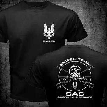 SAS Special Air Service T shirt muži obě strany Britské Armády Speciálních Sil Sniper dar ležérní tričko USA velikost