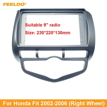 FEELDO 2Din Auto Stereo Audio Obložení Rámu Adaptér Pro Honda Fit (RHD) 9