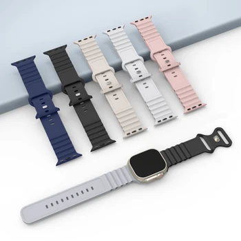 Silikonové Popruh pro Apple Watch ultra 49mm 45 mm 41 mm 44 mm 40 mm 42 mm 38 mm Náramek Pro iWatch Série 9 8 7 6 5 4 3 SE SE2 Kapely