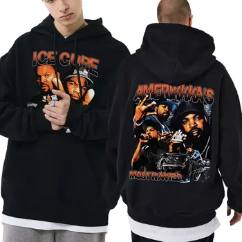 Nejlepší Slavný Rapper Ice Cube Amerikkka ' s Most Wanted Tisk Mikiny Muži Módní Oversized Mikina Muži, Hip Hop Streetwear Vintage