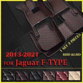 Auto koberečky pro Jaguar F-TYPE Hard top sportovní auto 2013 2014 2015 2016 2017 2018 2019 2020 2021 Vlastní auto nohy Podložky