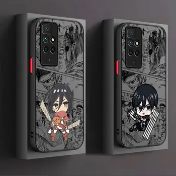 Anime Útok na Titan vydlabat Telefon Pouzdro pro Redmi 9C A2 10C, 12C 9A 9T 10 12 5G K40 Pro 9 A1 Nárazuvzdorný Kryt Funda