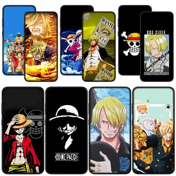 Anime Jeden Luffys Sanjis Kousky Telefon Kryt pro Samsung Galaxy Note 20 Ultra 10 8 9 S10 Lite S9 A6 A8 Plus A7 A9 Měkké Pouzdro