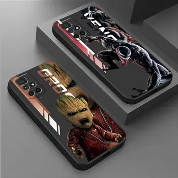 Telefon Pouzdro pro Redmi Note 10 9 12 9 8T 10 Pro, 8 7 10S 11S 12S 9T 11 Pro, 11 Pro Marvel Spider-Man Silikonový Kryt Brnění Luxusní