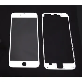 Sklo obrazovky Iphone 6Splus 5,5 Bílá + lepidlo rám