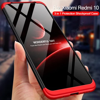 GKK Originální Pouzdro Pro Xiaomi Redmi 10 Prime Note 10 10 Pro Případ 360 All-zahrnuty Ochranu Těžké Pro Redmi Note 10X Pro Kryt