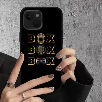 Box Box Box F1 Pneumatiky Složené Telefon Pouzdro Pro iPhone 11 12 Mini 13 14 Pro XS Max X 8 7 Plus SE XR Shell