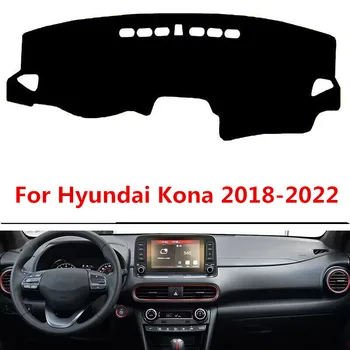 Nové Černé Palubní Desky Dash Mat DashMat Sluneční Clona Kryt Pad Pro Hyundai Kona 2018 2019 2020 2021 2022
