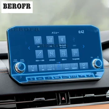 Auto GPS navigace Ochranná fólie LCD displeje TPU film Screen protector Anti-scratch film PPF Pro Mitsubishi outlander 2022-2023