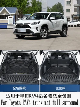 Pro Toyota RAV4 kufru mat full surround RAV4 kufru koberec auto díly 2020 benzín + akumulátorová verze