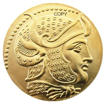 G(50)řecké Anceint Zlato Plátované Kopie mincí