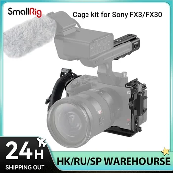 SmallRig Plné Fotoaparát Klec Rig kit pro Sony FX3/FX30 S Kabelovou Svorku Studené Boty NATO Rail Pro Sony FX3 Cinema Kamera DIY Kit