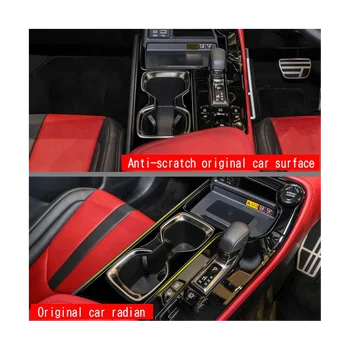 Auto Světlé Černé Ústřední Kontrolní zámek Řadící Panel Obtisk Interiérové Úpravy pro LEXUS NX260 NX350H 2022+ RHD