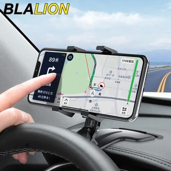 BLALION Auto Telefon Držák Palubní desky Mobilní Telefon Držák 360 Stupňů Smartphone Stojan s možností Parkování spz