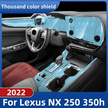 Pro Lexus NX 250 350h 2022-2023Car interiérové doplňky filmové transparentní TPU-PPF konzoli Proti poškrábání odolat film GPS Film refit