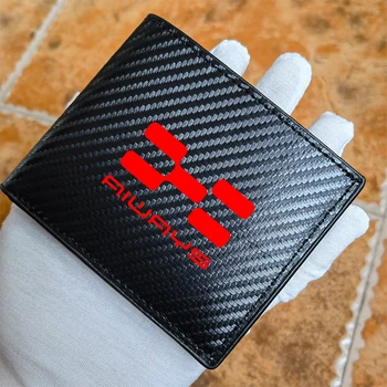 pro NĚJAKÉ U5 U6 U7 auto carbon fiber kožené peněženky Kartu balíčku, auto příslušenství
