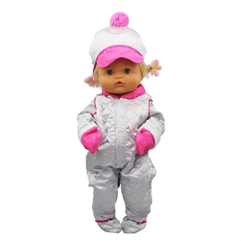 2020 Nové sSilver kombinéza Doll Oblečení Fit 42cm Nenuco Panenka Nenuco su Ségra Panenky Příslušenství