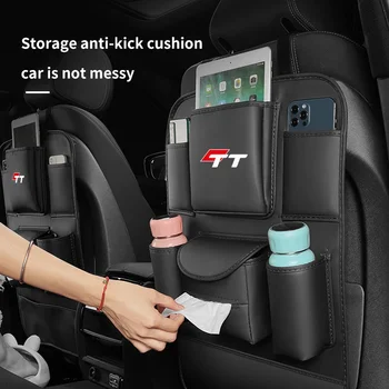 Pro Audi TT Q8 Q7 Q5 Q3 A7 A6 A5 A3 A4 A8 S3 S4 S5 S6, RS3 RS4 Auto Seat Organizátor opěradla Storage Bag Anti-kick Pad Příslušenství