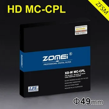 Zomei 49mm HD CPL Polarizační Filtr Slim Pro HD 18 Vrstva MC Kruhový Polarizační Filtr pro Canon Nikon Sony Pentax Objektiv Leica