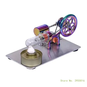 Stirlingův Motor Parní Teplo Vzdělávací Model Vzdělávací Hračka Nízká Teplota Stirlingova Motoru Model Generátor Psací Stůl Modelu