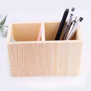 Tužku Skladování Box V Pračce Penál Dřeva, Jednoduché, Odolné, Gumu, Pravítko, Tužku Skladování Box
